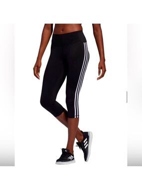 Adidas Women's Believe This 3/4 Leggings Black Extra Small